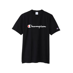CHAMPION SHORT SLEEVE T-SHIRT เสื้อยืดทีเชิ๊ต ผู้ชาย C3-X353-090 Black - 1