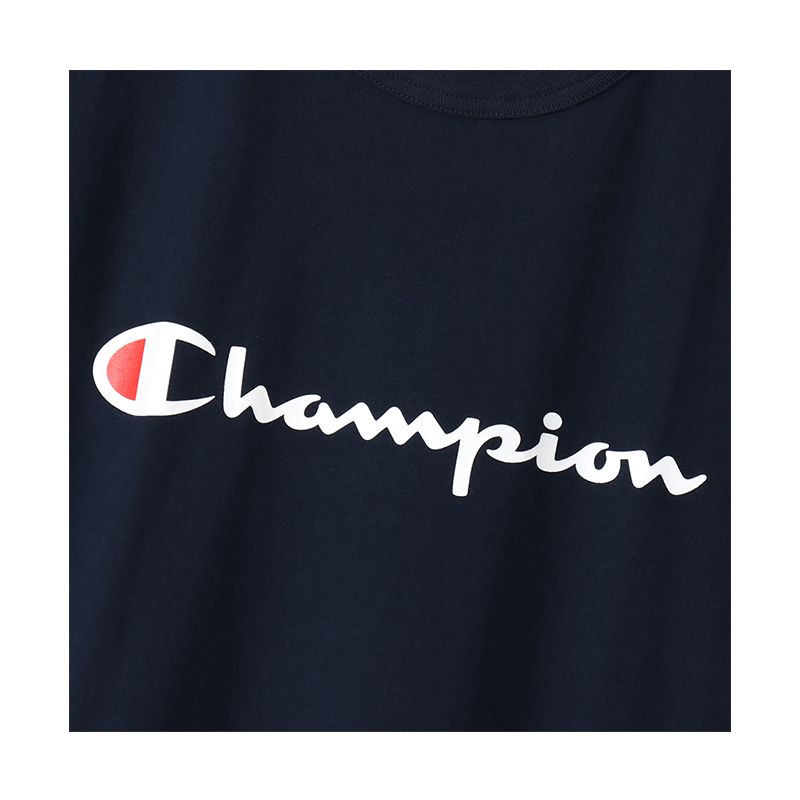 CHAMPION SHORT SLEEVE T-SHIRT เสื้อยืดทีเชิ๊ต ผู้ชาย C3-X353-370 Blue - 1