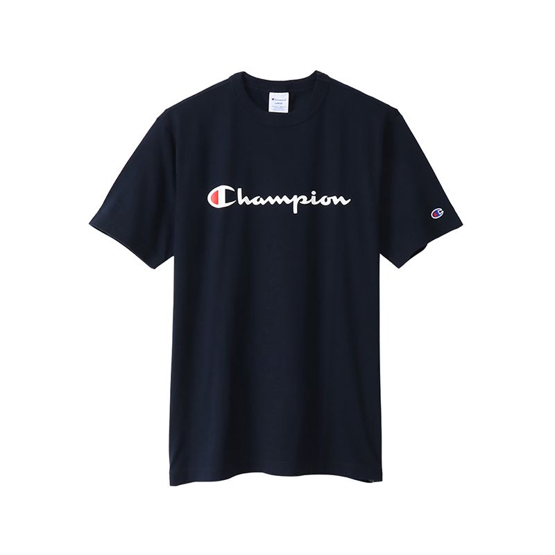 CHAMPION SHORT SLEEVE T-SHIRT เสื้อยืดทีเชิ๊ต ผู้ชาย C3-X353-370 Blue - 1