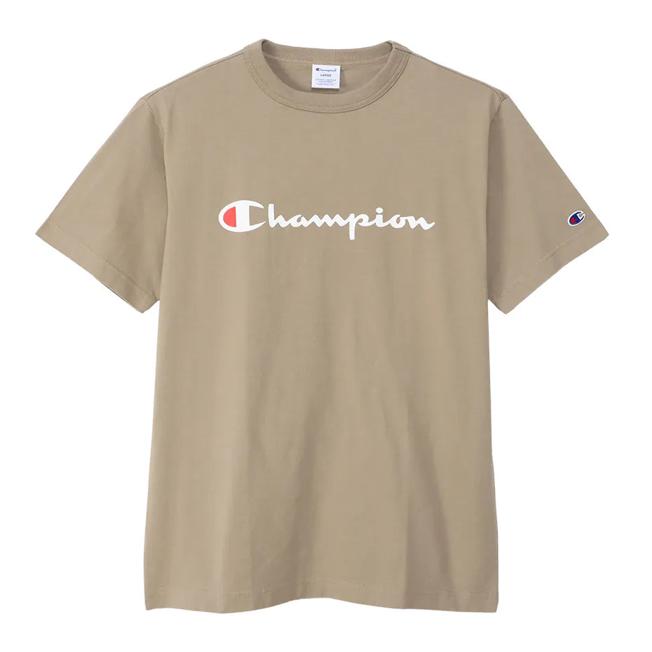 CHAMPION SHORT SLEEVE T-SHIRT เสื้อยืดทีเชิ๊ต ผู้ชาย C3-X353-785 Brown - 1 Supersports Thailand