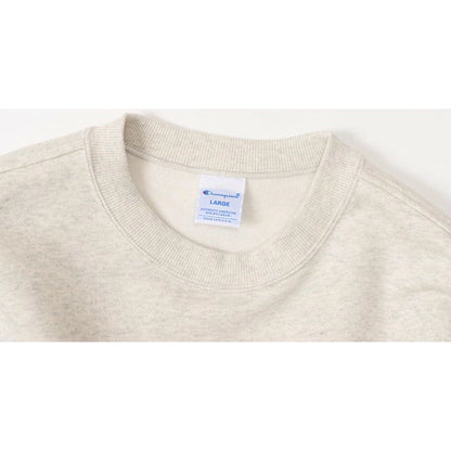 CHAMPION CREW NECK SWEATSHIRT เสื้อสเวตเชิ้ต ผู้ชาย C3-Y037-810 Cream - 1