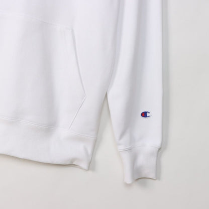 CHAMPION HOODED SWEATSHIRT เสื้อฮู้ด ผู้ชาย C3-Y136-010 White - 1