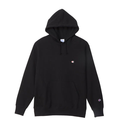 CHAMPION HOODED SWEATSHIRT เสื้อฮู้ด ผู้ชาย C3-Y136-090 Black - 1