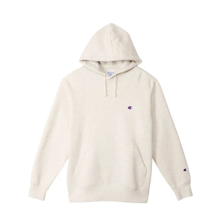 CHAMPION HOODED SWEATSHIRT เสื้อฮู้ด ผู้ชาย C3-Y139-810 Cream - 1