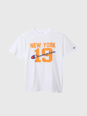 CHAMPION SHORT SLEEVE T-SHIRT เสื้อยืดทีเชิ๊ต ผู้ชาย C3-Y304-010 White - 1