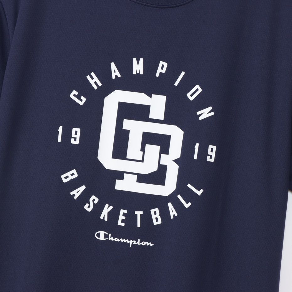 CHAMPION SHORT SLEEVE T-SHIRT เสื้อยืดทีเชิ๊ต ผู้ชาย C3-YB341-370 Blue - 1 Supersports Thailand