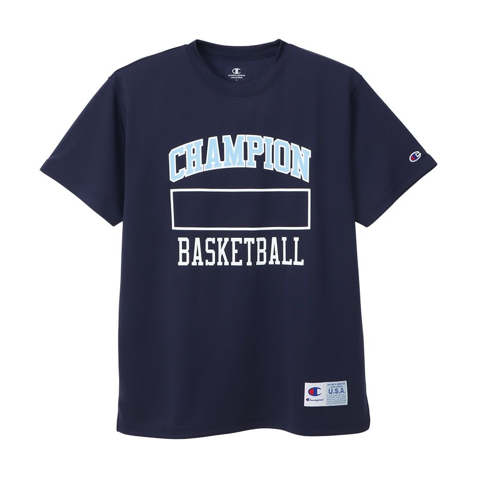 CHAMPION SHORT SLEEVE T-SHIRT เสื้อยืดทีเชิ๊ต ผู้ชาย C3-YB355-370 Blue - 1 Supersports Thailand
