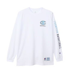 CHAMPION LONG SLEEVE T-SHIRT เสื้อยืดทีเชิ๊ต ผู้ชาย C3-YB455-010 White - 1