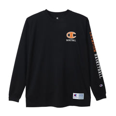 CHAMPION LONG SLEEVE T-SHIRT เสื้อยืดทีเชิ๊ต ผู้ชาย C3-YB455-090 Black - 1
