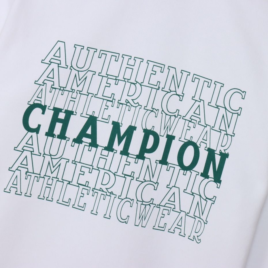 CHAMPION ZIP HOODED SWEATSHIRT เสื้อฮู้ด ผู้ชาย C3-Z107-010 White - 1