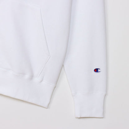 CHAMPION ZIP HOODED SWEATSHIRT เสื้อฮู้ด ผู้ชาย C3-Z107-010 White - 1