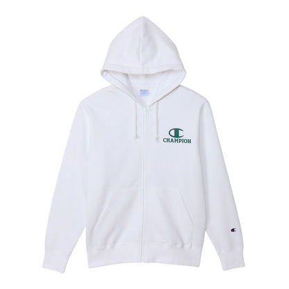 CHAMPION ZIP HOODED SWEATSHIRT เสื้อฮู้ด ผู้ชาย C3-Z107-010 White - 1