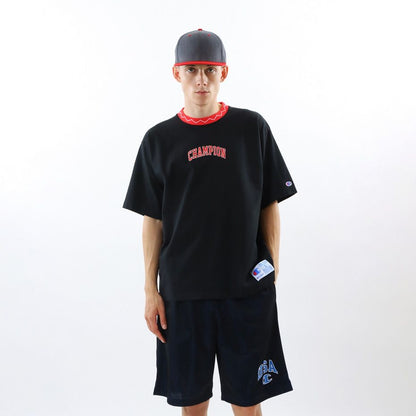 CHAMPION SHORT SLEEVE T-SHIRT เสื้อยืดทีเชิ๊ต ผู้ชาย C3-Z303-090 Black - 1