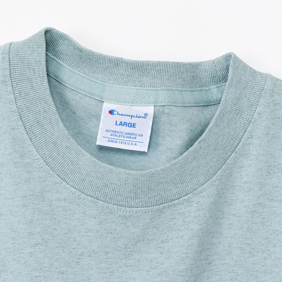 CHAMPION SHORT SLEEVE T-SHIRT เสื้อยืดทีเชิ๊ต ผู้ชาย C3-Z309-540 Green - 1