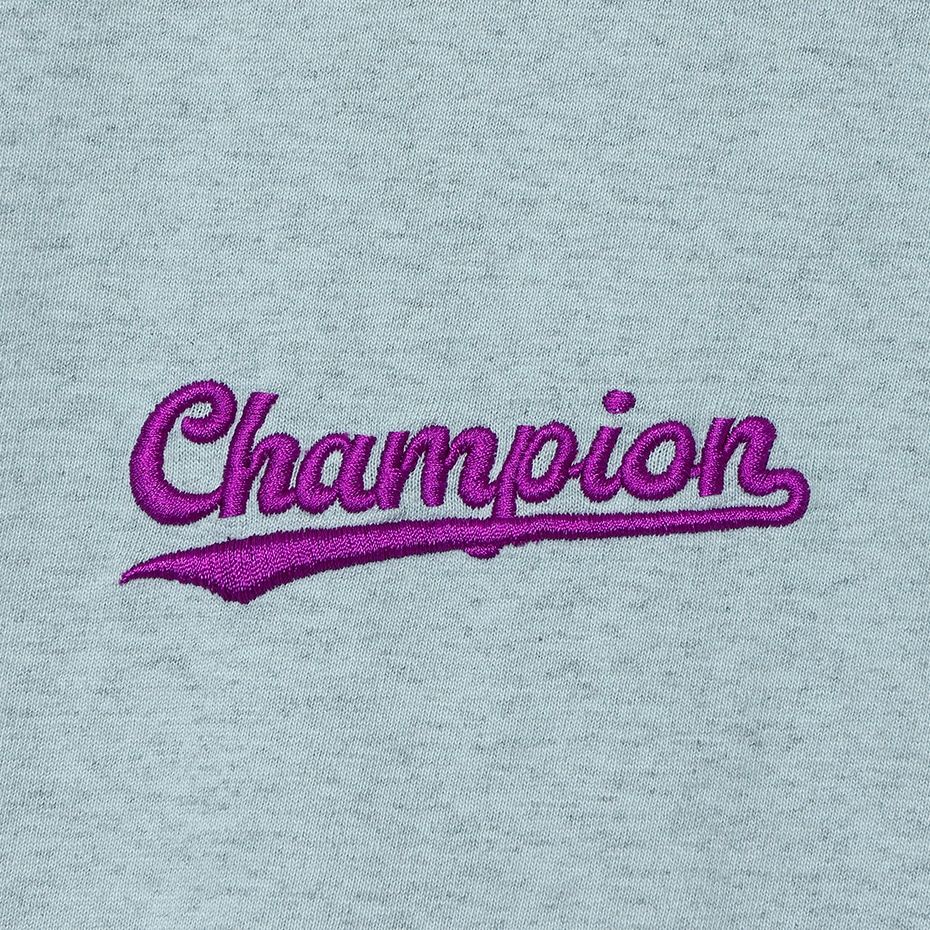 CHAMPION SHORT SLEEVE T-SHIRT เสื้อยืดทีเชิ๊ต ผู้ชาย C3-Z309-540 Green - 1 Supersports Thailand