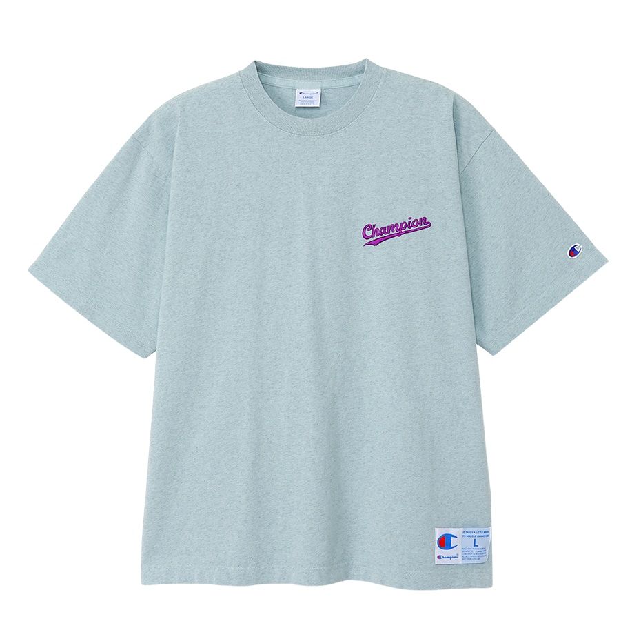 CHAMPION SHORT SLEEVE T-SHIRT เสื้อยืดทีเชิ๊ต ผู้ชาย C3-Z309-540 Green - 1