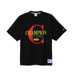 CHAMPION SHORT SLEEVE T-SHIRT เสื้อยืดทีเชิ๊ต ผู้ชาย C3-Z310-090 Black - 1