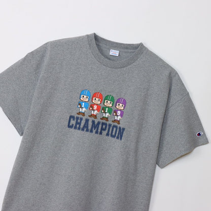 CHAMPION SHORT SLEEVE T-SHIRT เสื้อยืดทีเชิ๊ต ผู้ชาย C3-Z325-070 Grey - 1