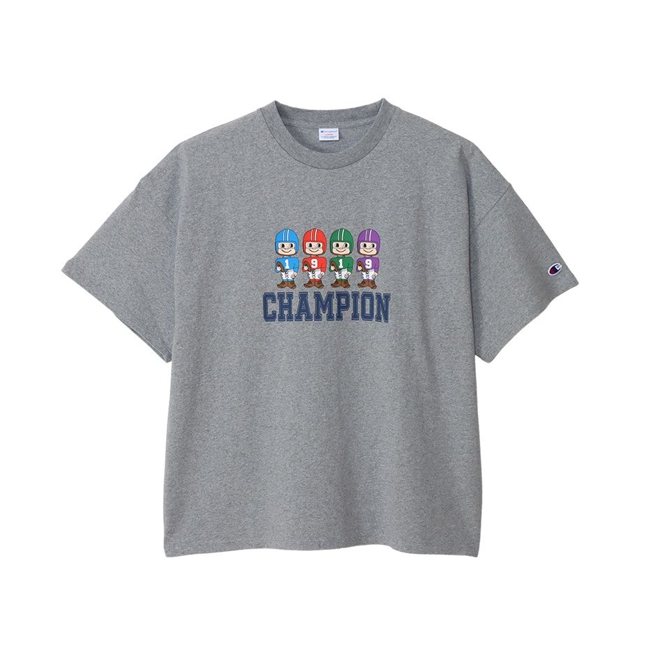 CHAMPION SHORT SLEEVE T-SHIRT เสื้อยืดทีเชิ๊ต ผู้ชาย C3-Z325-070 Grey - 1