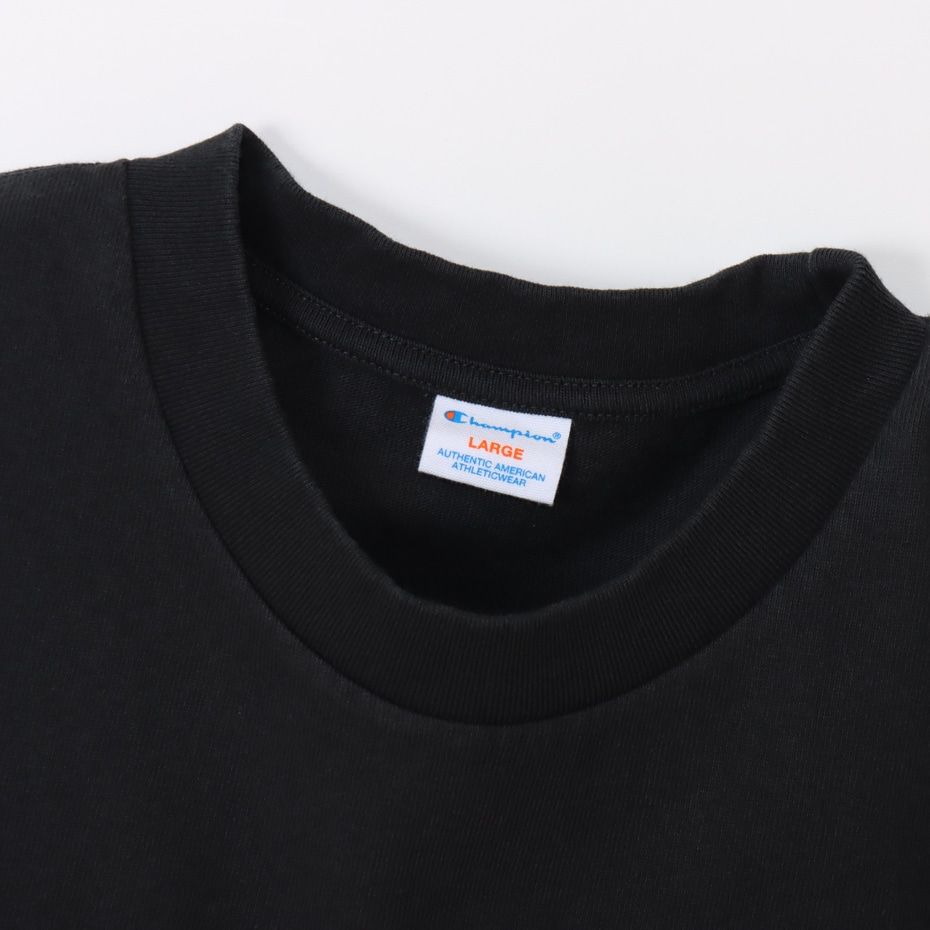 CHAMPION SHORT SLEEVE T-SHIRT เสื้อยืดทีเชิ๊ต ผู้ชาย C3-Z325-090 Black - 1 Supersports Thailand