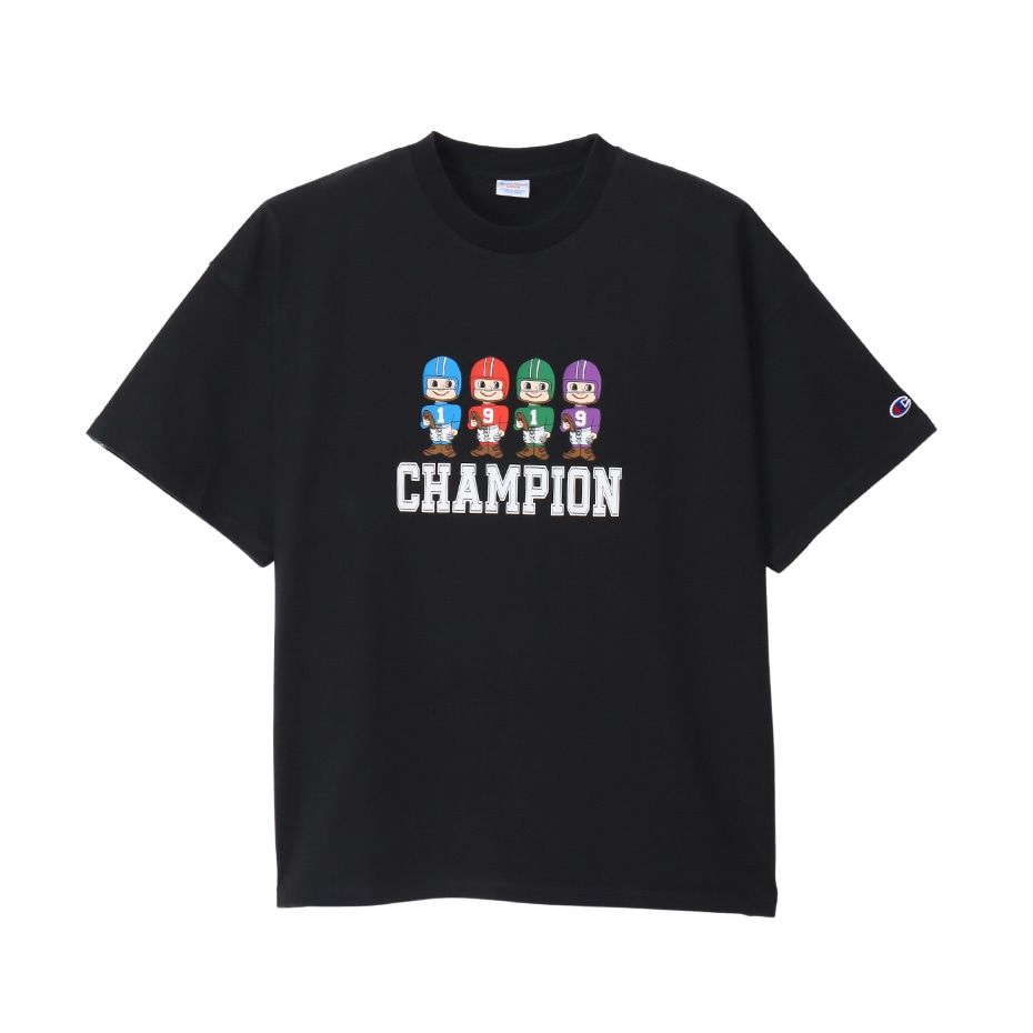 CHAMPION SHORT SLEEVE T-SHIRT เสื้อยืดทีเชิ๊ต ผู้ชาย C3-Z325-090 Black - 1