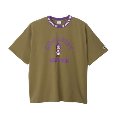 CHAMPION SHORT SLEEVE T-SHIRT เสื้อยืดทีเชิ๊ต ผู้ชาย C3-Z326-672 Green - 1