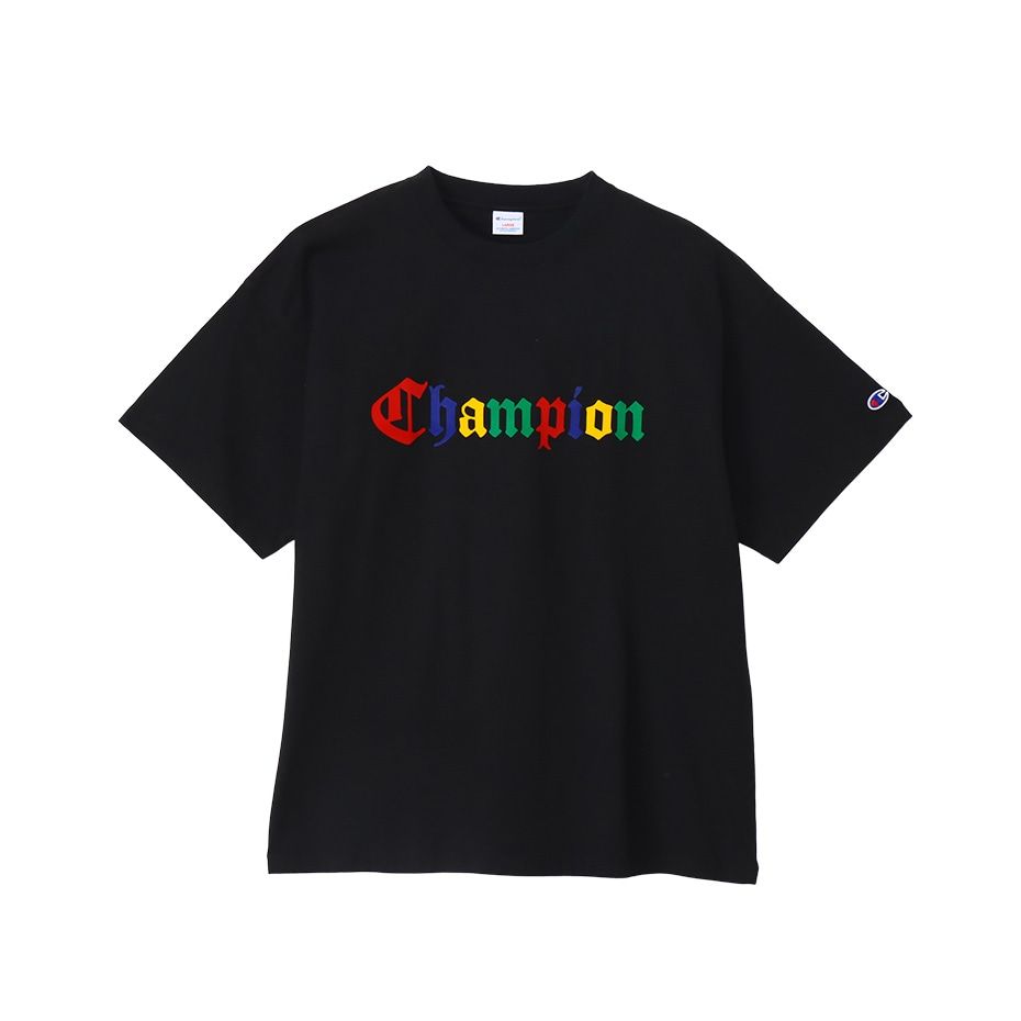 CHAMPION SHORT SLEEVE T-SHIRT เสื้อยืดทีเชิ๊ต ผู้ชาย C3-Z331-090 Black - 1