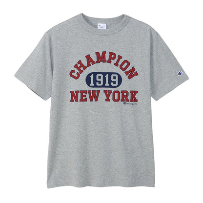 CHAMPION SHORT SLEEVE T-SHIRT เสื้อยืดทีเชิ๊ต ผู้ชาย C3-Z343-070 Grey - 1