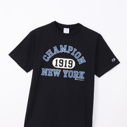 CHAMPION SHORT SLEEVE T-SHIRT เสื้อยืดทีเชิ๊ต ผู้ชาย C3-Z343-090 Black - 1