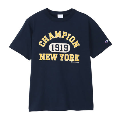 CHAMPION SHORT SLEEVE T-SHIRT เสื้อยืดทีเชิ๊ต ผู้ชาย C3-Z343-370 Blue - 1