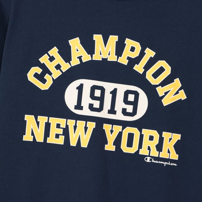 CHAMPION SHORT SLEEVE T-SHIRT เสื้อยืดทีเชิ๊ต ผู้ชาย C3-Z343-370 Blue - 1