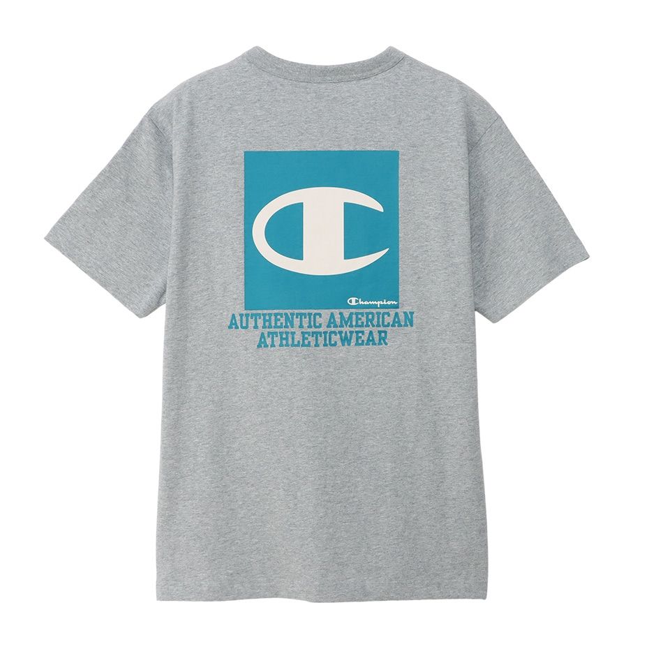 CHAMPION SHORT SLEEVE T-SHIRT เสื้อยืดทีเชิ๊ต ผู้ชาย C3-Z346-070 Grey - 1