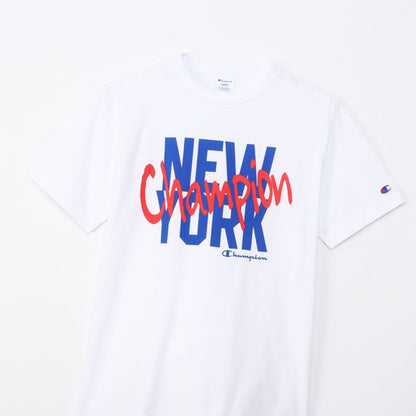 CHAMPION SHORT SLEEVE T-SHIRT เสื้อยืดทีเชิ๊ต ผู้ชาย C3-Z347-010 White - 1