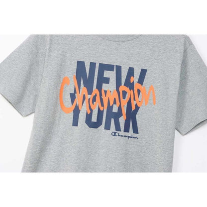CHAMPION SHORT SLEEVE T-SHIRT เสื้อยืดทีเชิ๊ต ผู้ชาย C3-Z347-070 Grey - 1