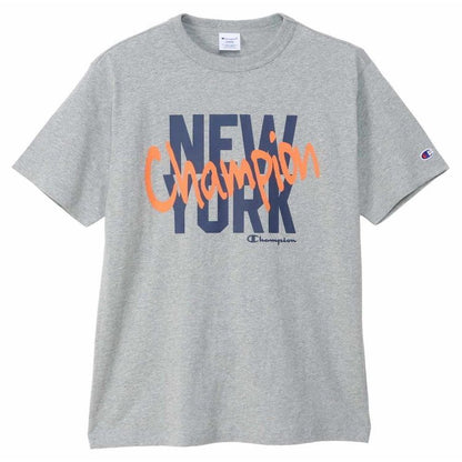 CHAMPION SHORT SLEEVE T-SHIRT เสื้อยืดทีเชิ๊ต ผู้ชาย C3-Z347-070 Grey - 1