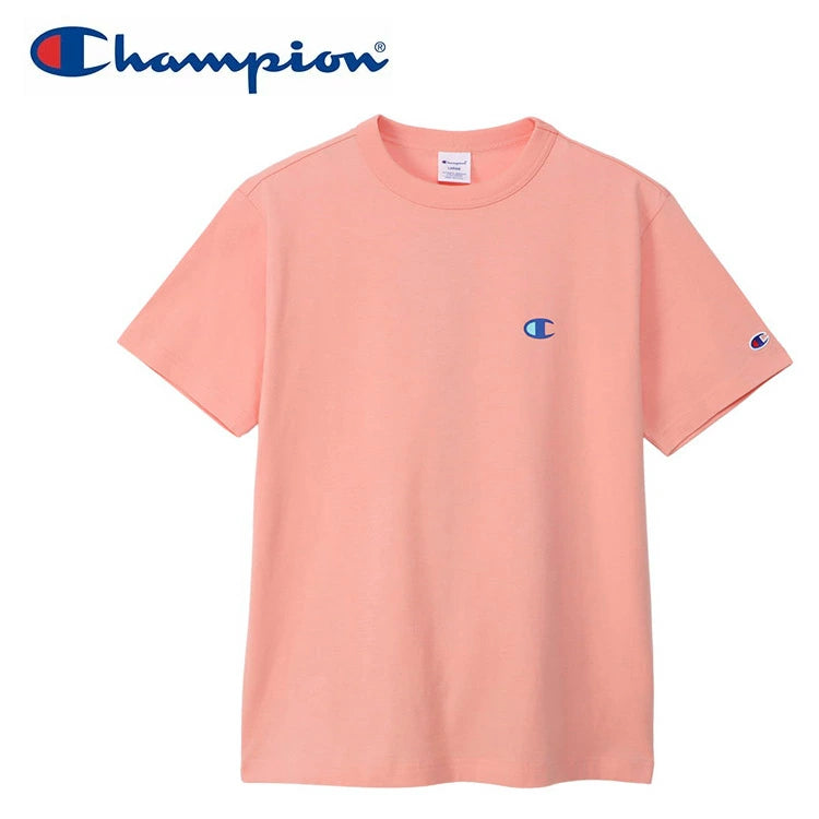 CHAMPION SHORT SLEEVE T-SHIRT เสื้อยืดทีเชิ๊ต ผู้ชาย C3-Z348-910 Pink - 1