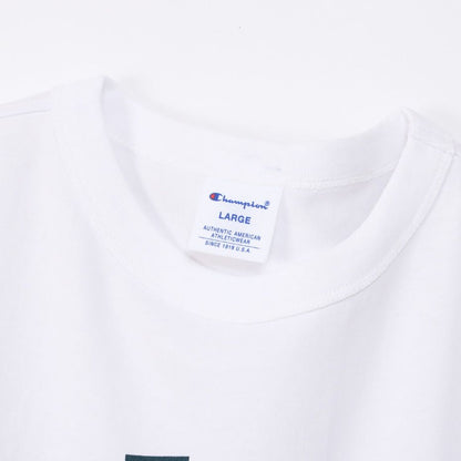 CHAMPION SHORT SLEEVE T-SHIRT เสื้อยืดทีเชิ๊ต ผู้ชาย C3-Z350-014 White - 1