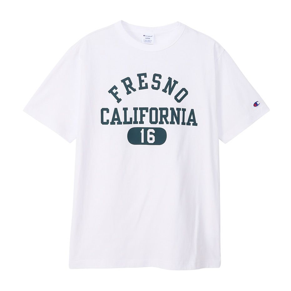 CHAMPION SHORT SLEEVE T-SHIRT เสื้อยืดทีเชิ๊ต ผู้ชาย C3-Z350-014 White - 1