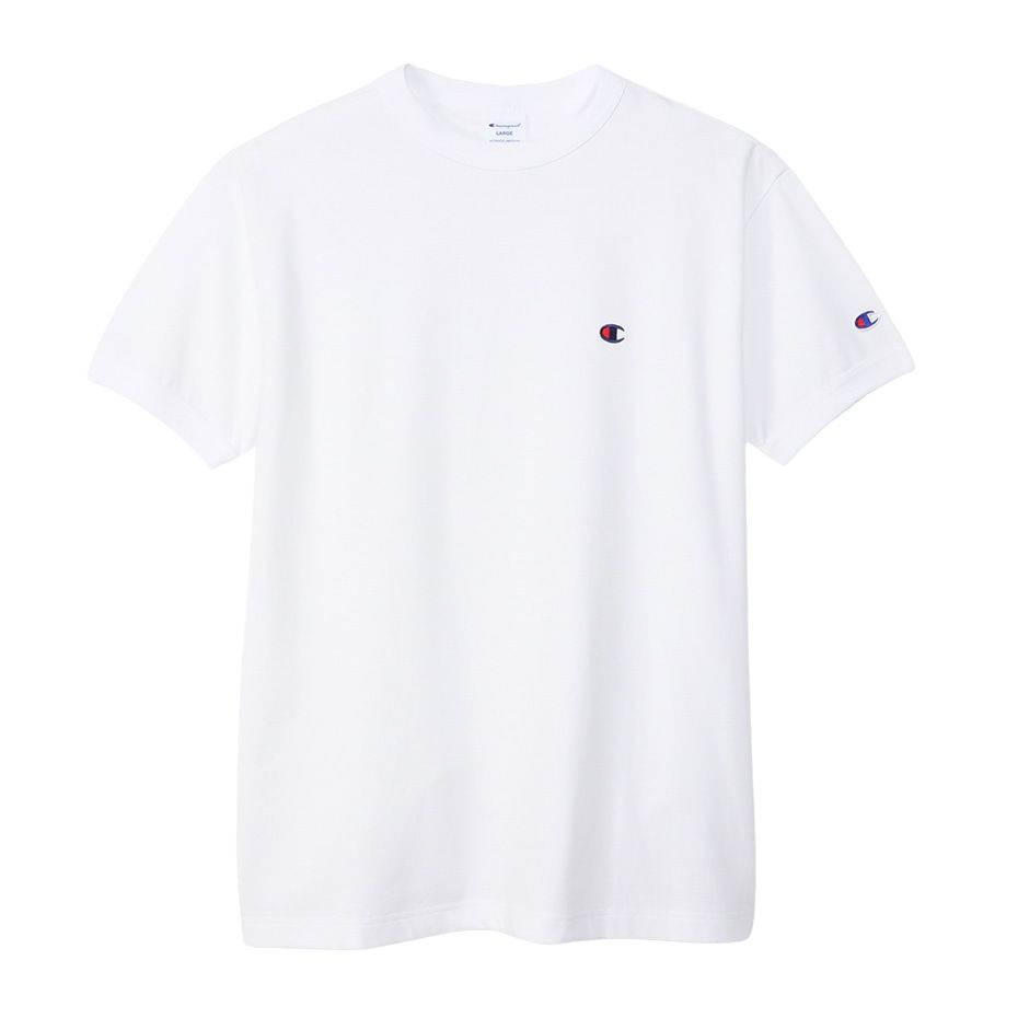 CHAMPION SHORT SLEEVE T-SHIRT เสื้อยืดทีเชิ๊ต ผู้ชาย C3-Z359-010 White - 1