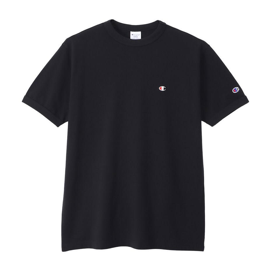 CHAMPION SHORT SLEEVE T-SHIRT เสื้อยืดทีเชิ๊ต ผู้ชาย C3-Z359-090 Black - 1