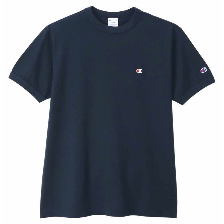 CHAMPION SHORT SLEEVE T-SHIRT เสื้อยืดทีเชิ๊ต ผู้ชาย C3-Z359-370 Blue - 1 Supersports Thailand