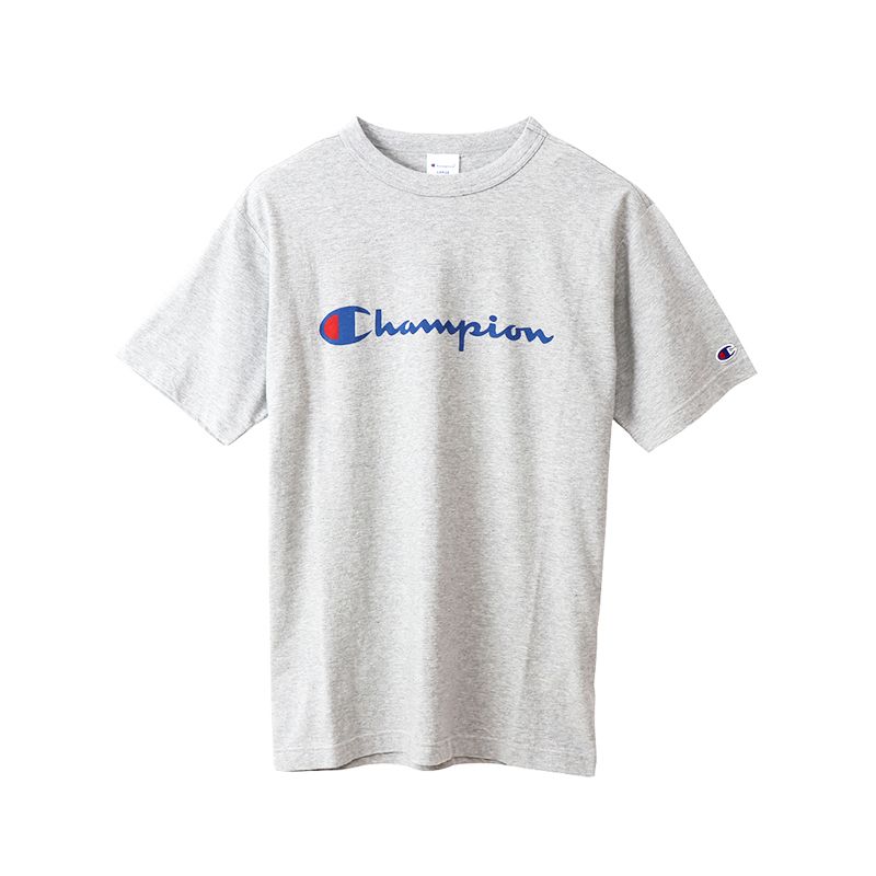 CHAMPION T-SHIRT เสื้อยืดทีเชิ๊ต ผู้ชายและผู้หญิง C3-P302-070 Grey - 1