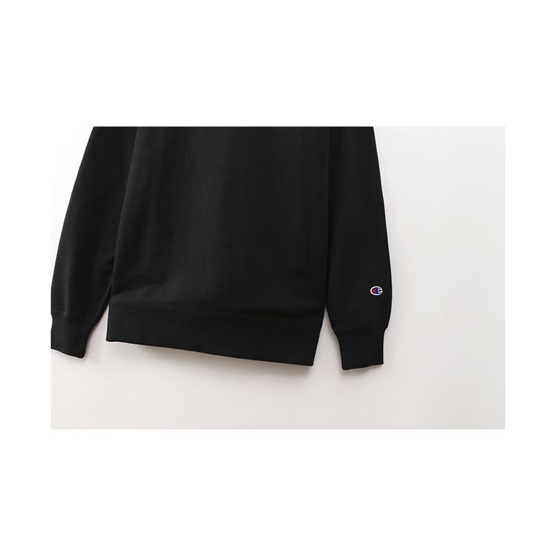 CHAMPION CREW NECK SWEATSHIRT เสื้อสเวตเชิ้ต ผู้ชาย C3-Q001-090 Black - 1
