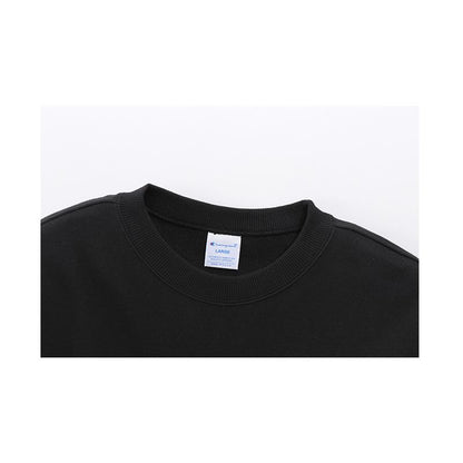 CHAMPION CREW NECK SWEATSHIRT เสื้อสเวตเชิ้ต ผู้ชาย C3-Q001-090 Black - 1
