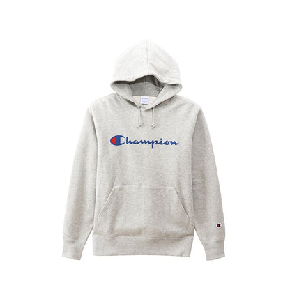 CHAMPION PULLOVER HOODED SWEATSHIRT เสื้อฮู้ด ผู้ชาย C3-Q102-070 Grey - 1