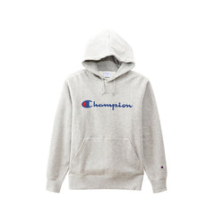 CHAMPION PULLOVER HOODED SWEATSHIRT เสื้อฮู้ด ผู้ชาย C3-Q102-070 Grey - 1
