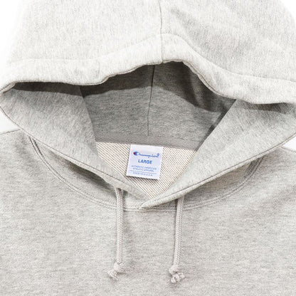 CHAMPION PULLOVER HOODED SWEATSHIRT เสื้อฮู้ด ผู้ชาย C3-Q102-070 Grey - 1