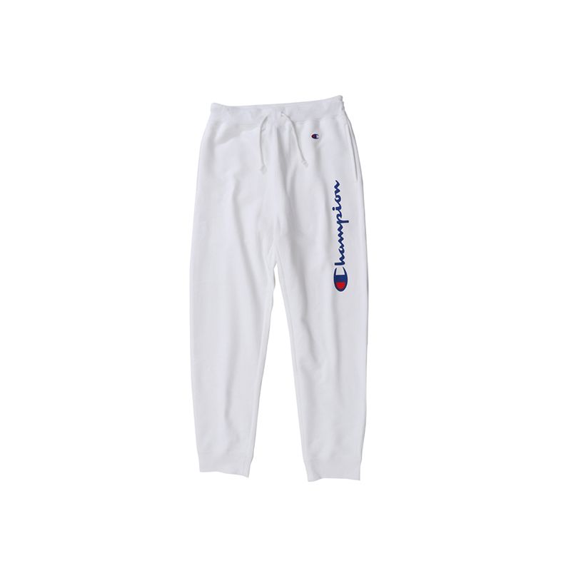 CHAMPION SWEAT PANT กางเกงขายาว ผู้ชาย C3-Q203-010 White - 1
