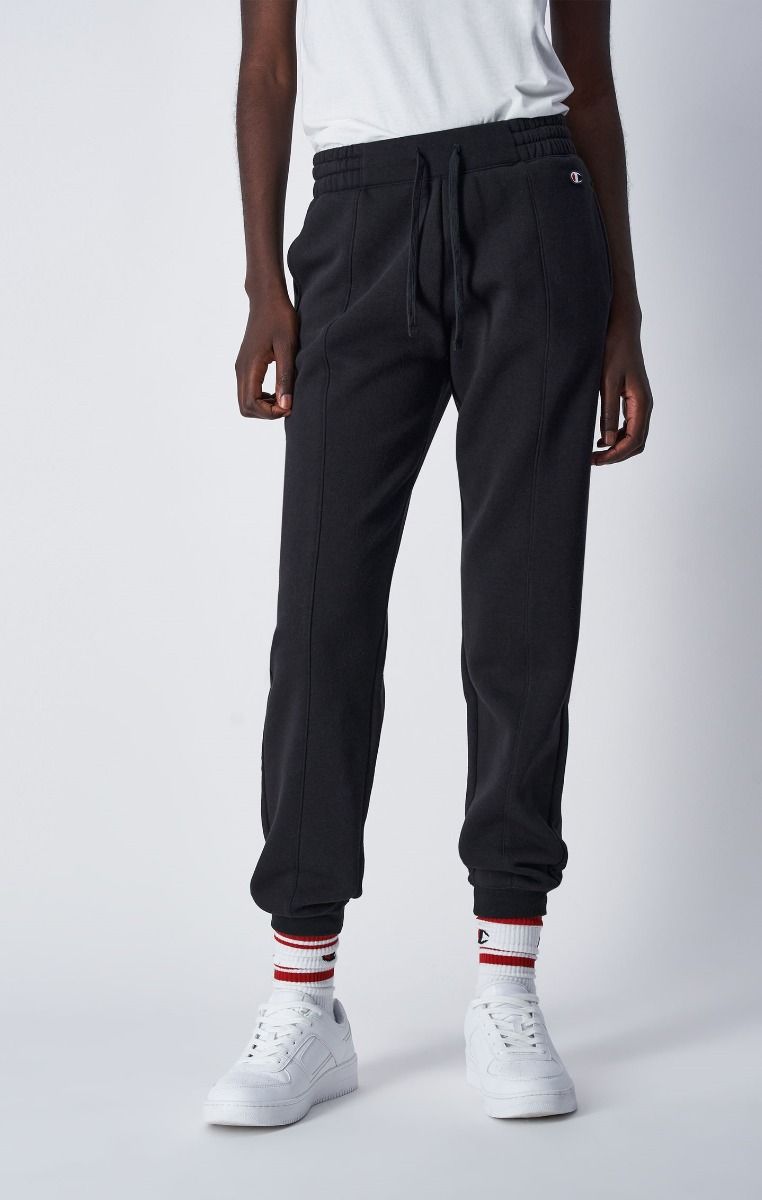 CHAMPION RIB CUFF PANTS กางเกงขายาว ผู้หญิง 116611-KK001 Black - 1