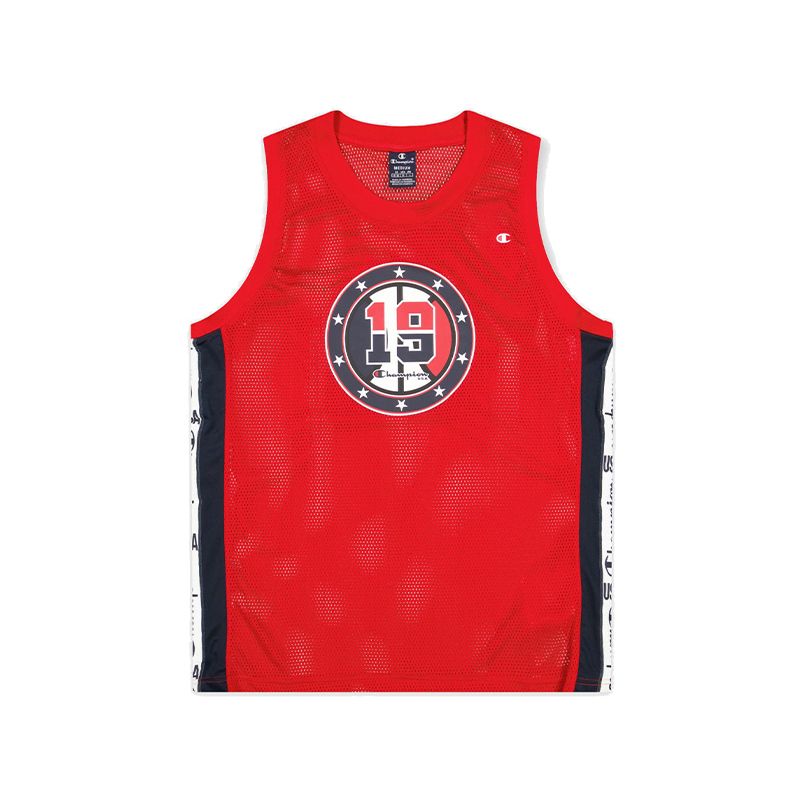 CHAMPION TANK TOP เสื้อกล้าม ผู้ชาย 216898-RS053 Red - 1